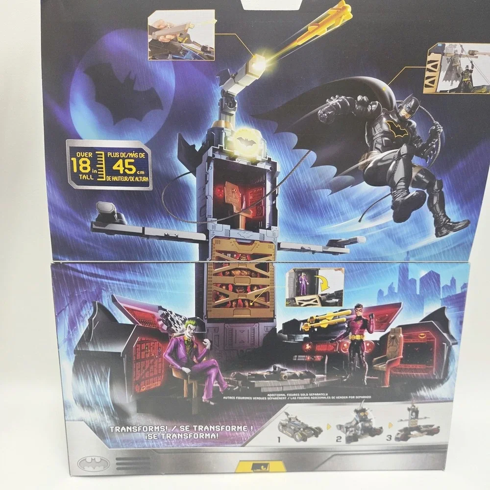 DC Batman Ultimate Transforming Batmobile Playset 2-in-1 Batmobile & Batcave